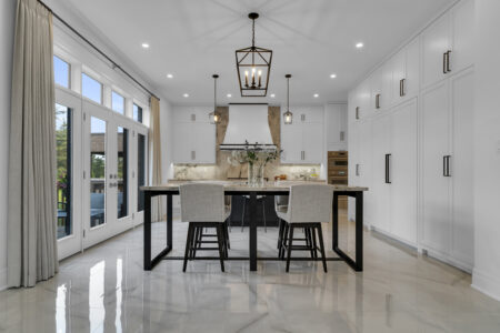 Modern-Kitchen Custom Cabinet Look Bigger